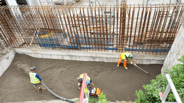 retaining wall development
