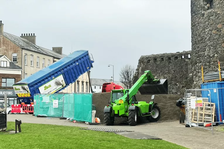 CARRICKFERGUS CASTLE, NORTHERN  IRELAND