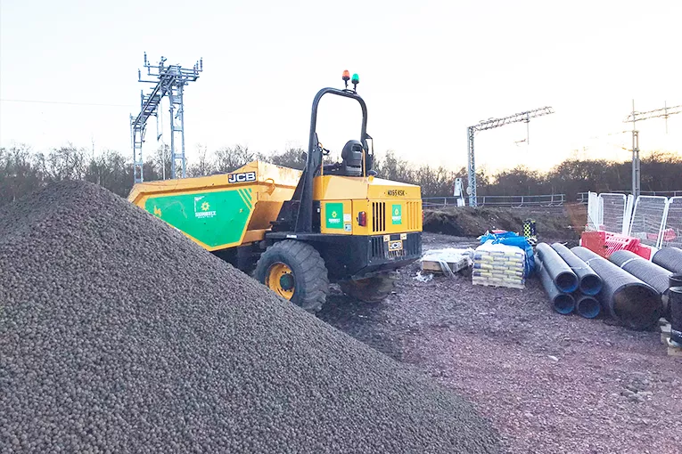 Carstairs West Embankment Retention & Slope Regrade Works