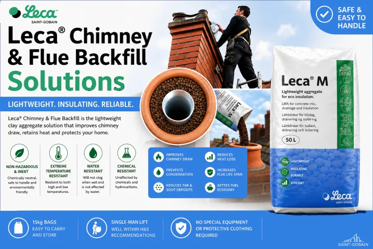 Leca® M 4-10mm Chimney and Flue Fill (50L Bags)