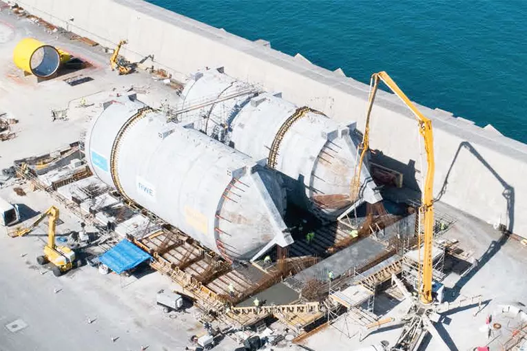 Offshore Lightweight aggregate concrete 