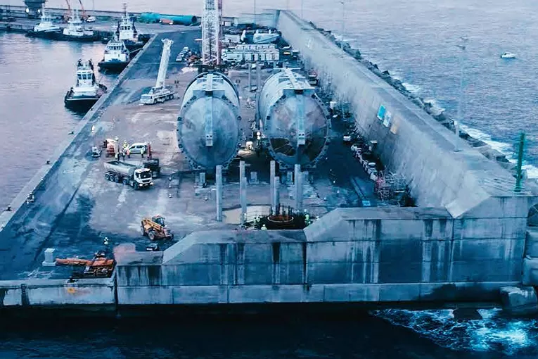 Offshore Lightweight aggregate concrete 