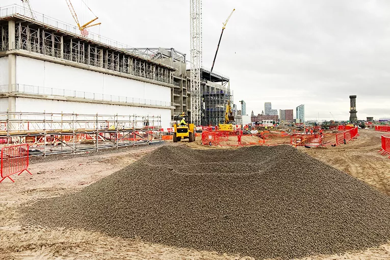 NEW EVERTON FOOTBALL STADIUM ON BRAMLEY MOORE DOCK 