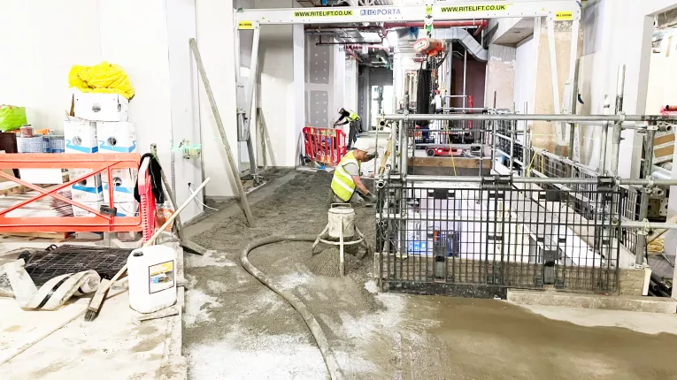The Strand Underfloor Construction - London