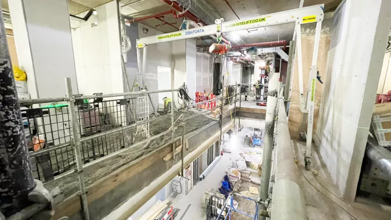 The Strand Underfloor Construction - London