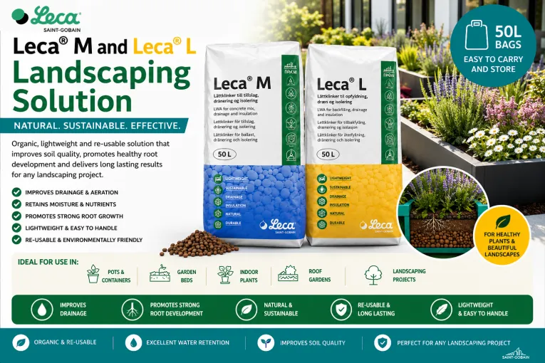 Leca® M and Leca® L - Landscaping Solution (50L bags)
