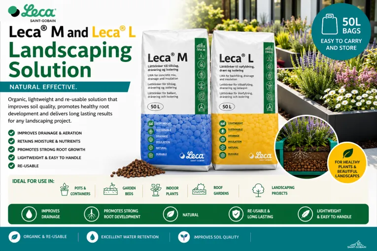 Leca® M and Leca® L - Landscaping Solution (50L bags)
