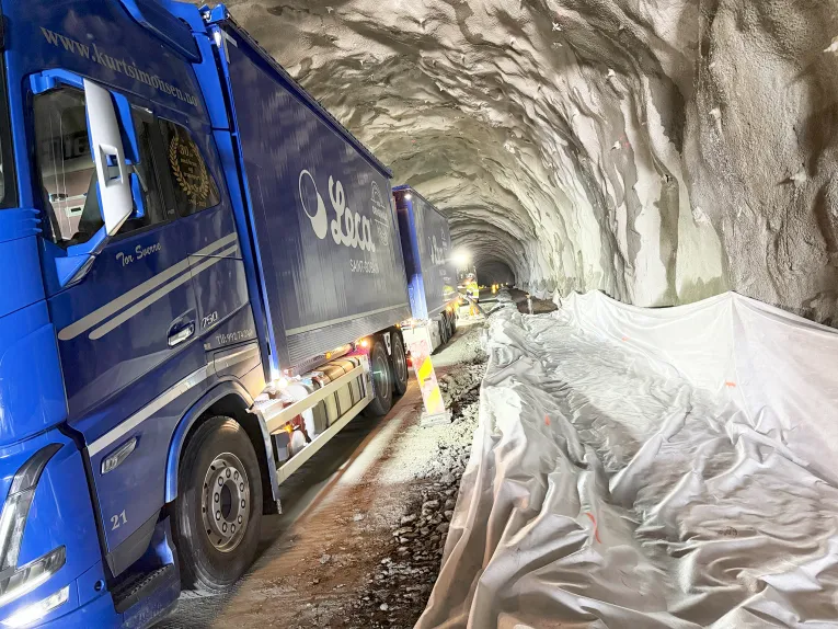 Leca® LWA Delivers Frost Protection for Critical Infrastructure in Hålogalandsveien Tunnels