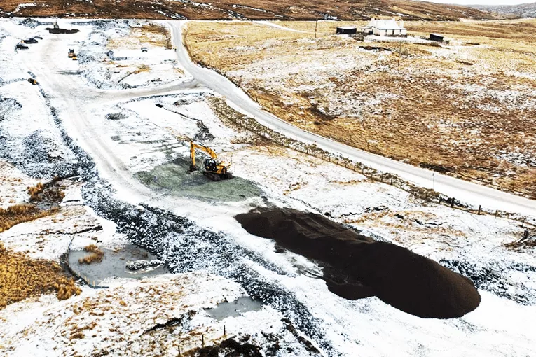Highway Development for the Viking Energy Farm, Shetland