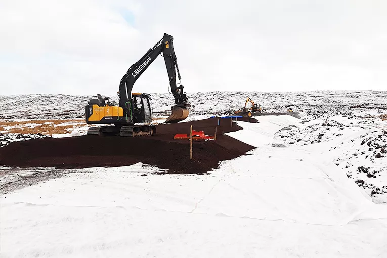 Highway Development for the Viking Energy Farm, Shetland