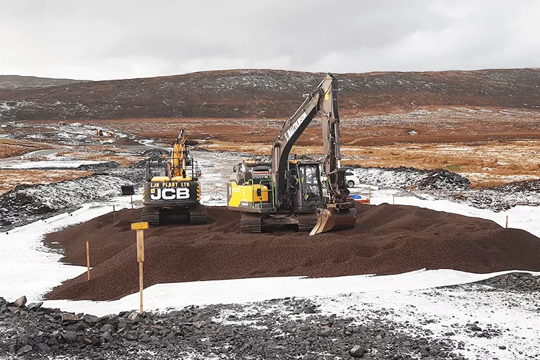 Highway Development for the Viking Energy Farm, Shetland