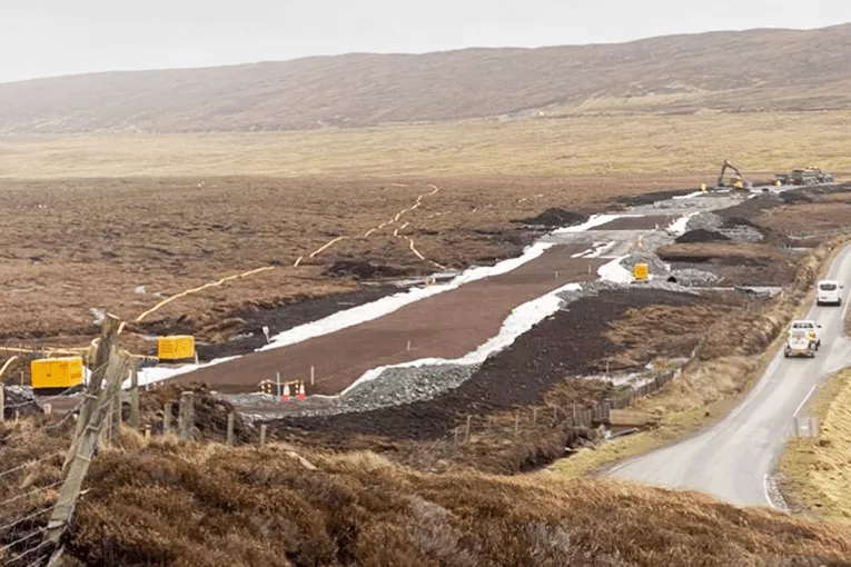 Highway Development for the Viking Energy Farm, Shetland