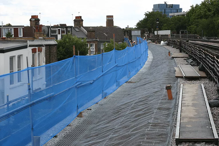 rail embankment development with LECA LWA