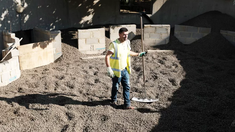 drainage with LECA