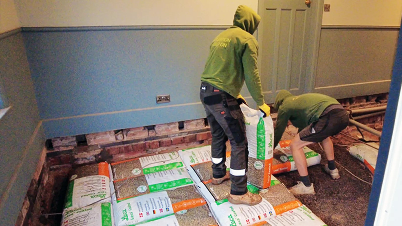 Insulation of the subfloor