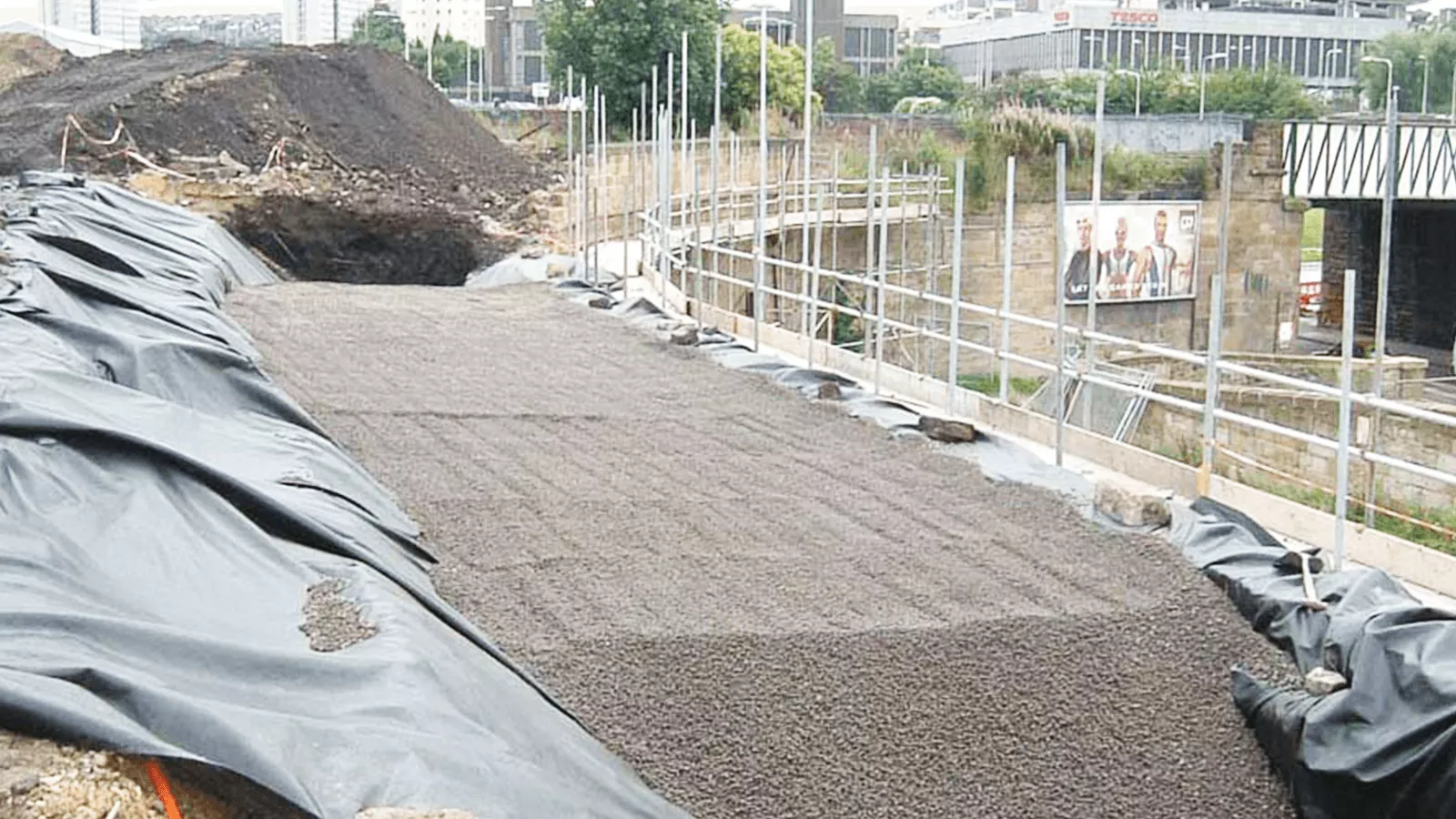 Leca® LWA provided a cost-effective solution for raising The Sage