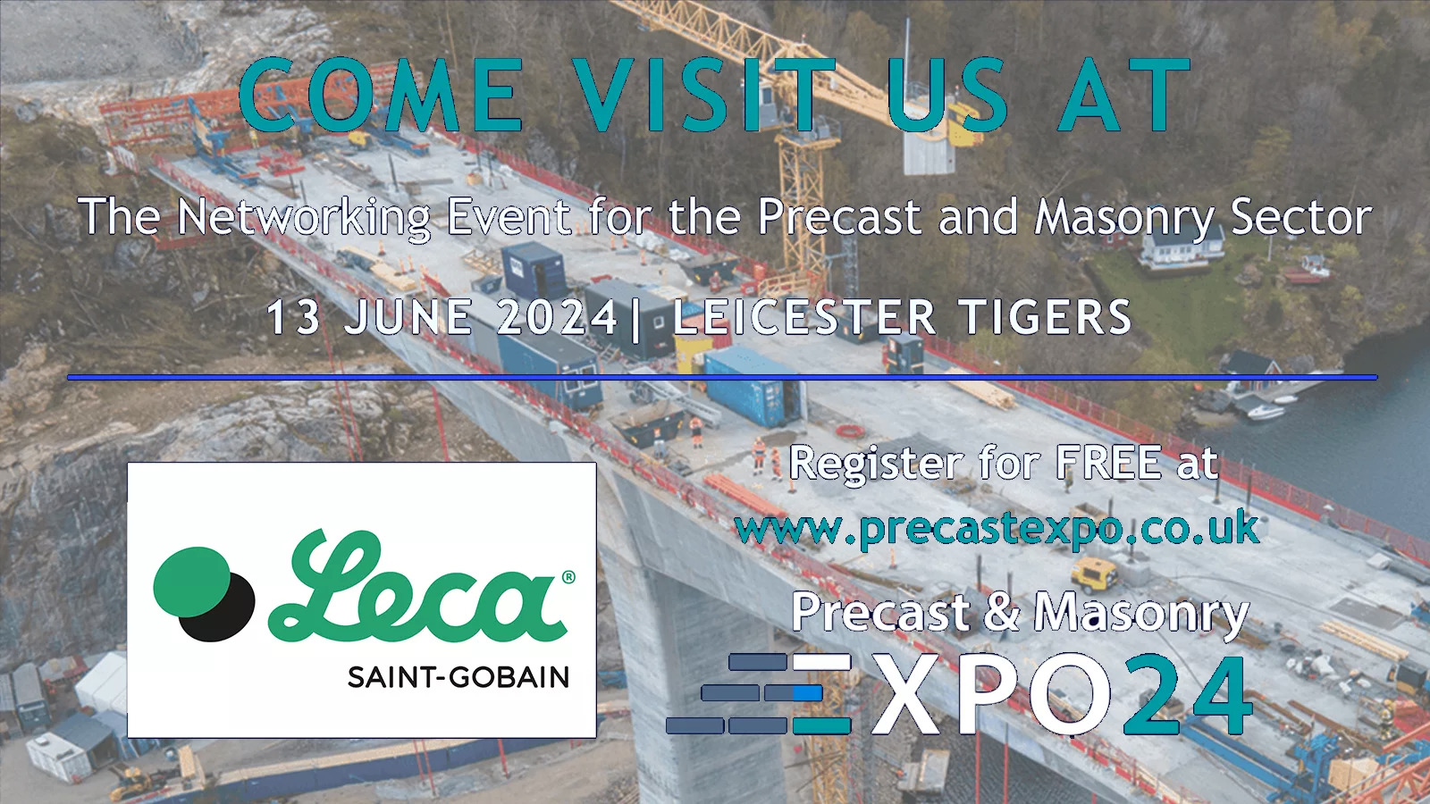 We will be at the Precast & Masonry Expo 2024