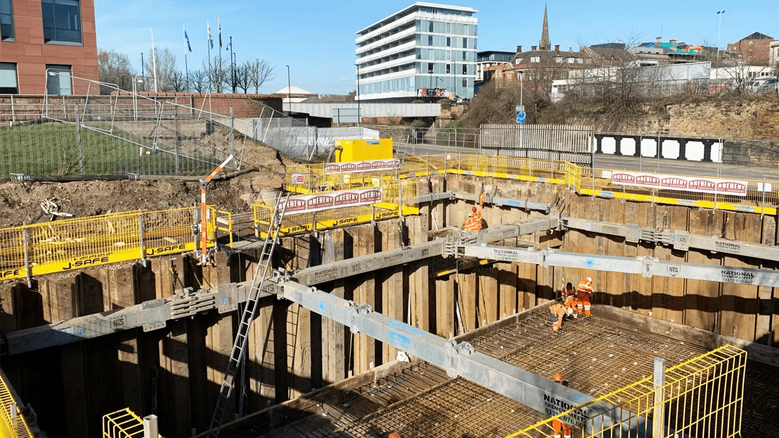  LECA® LWA has been specified as a lightweight backfill solution against abutment walls of a new pumping station in South Yorkshire