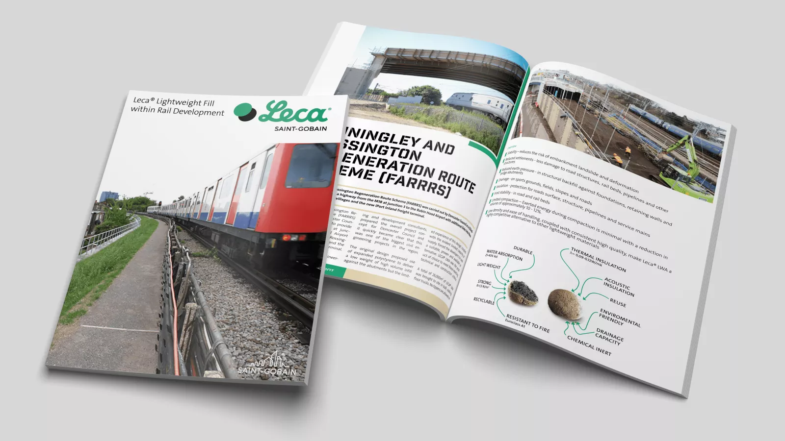 The Application of Leca LWA within Rail Development