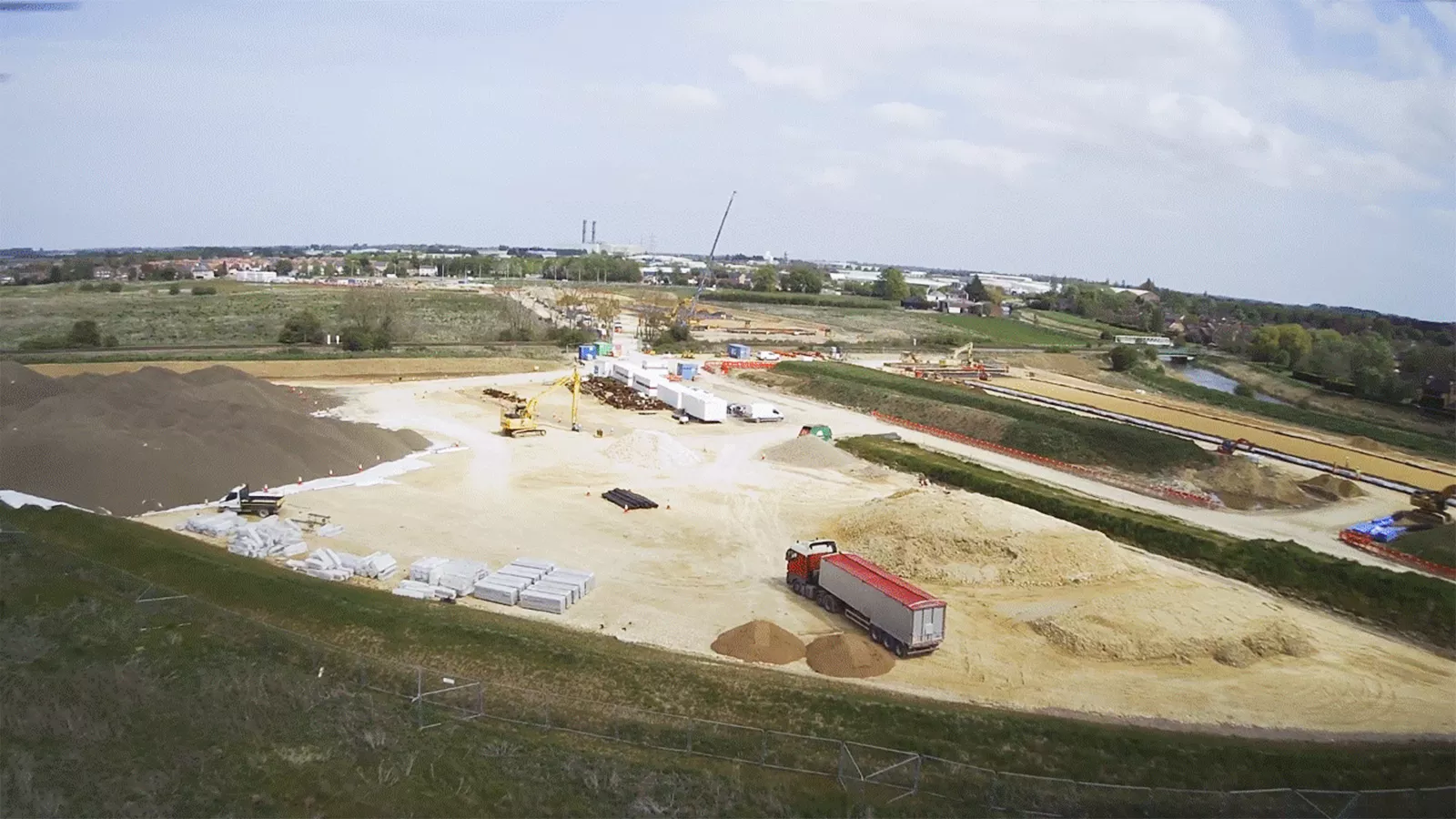 26,000m3 of Leca® LWA Delivered for the Spalding Western Relief Road