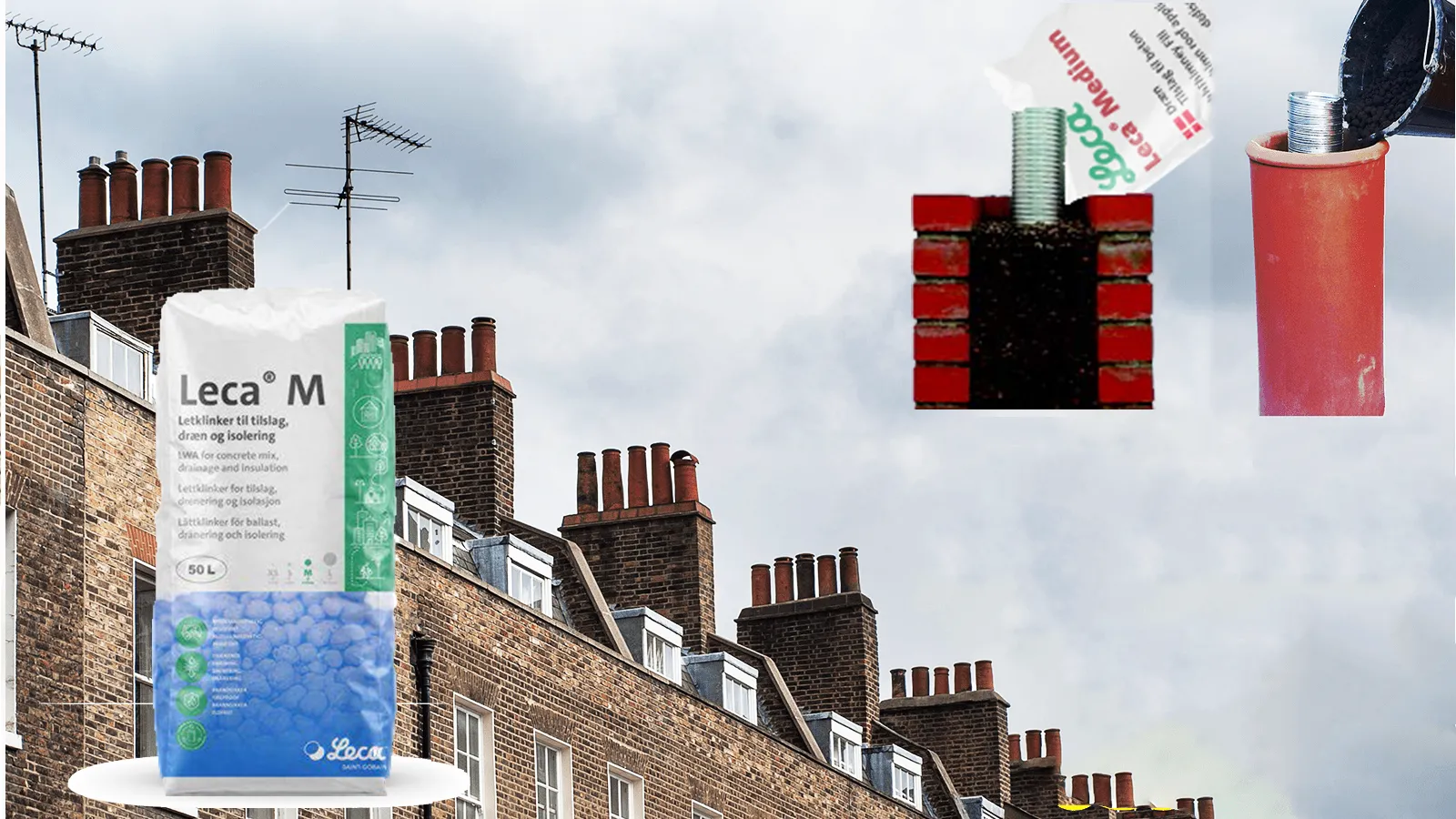Leca® Chimney & Flue Backfill