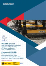 PEDLER project: Study of the Behaviour of Lightweight Aggregates in Railway Embankment
