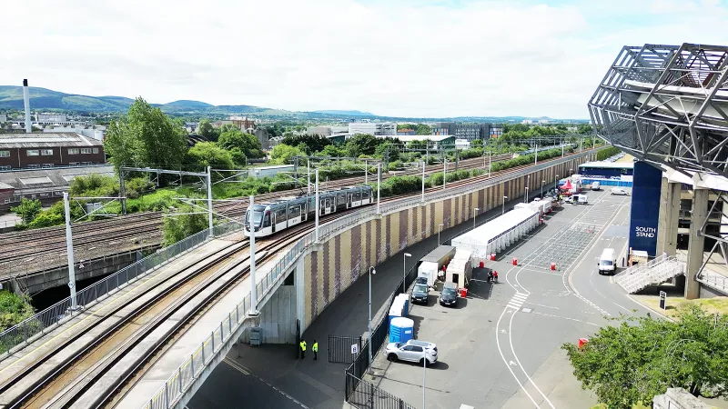 EDINBURGH TRAMWAY | MURRAYFIELD STADIUM | EDINBURGH