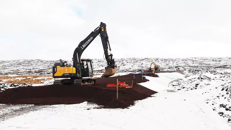 Highway Development for the Viking Energy Farm, Shetland